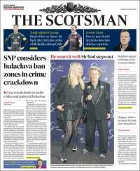 Portada de The Scotsman (Reino Unido)