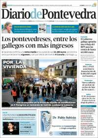 Portada de Diario de Pontevedra (Espa&ntilde;a)