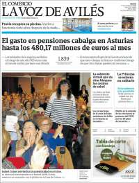 Portada de El Comercio - Avilés (Spain)