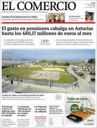 Portada de El Comercio - Gijón (Spain)