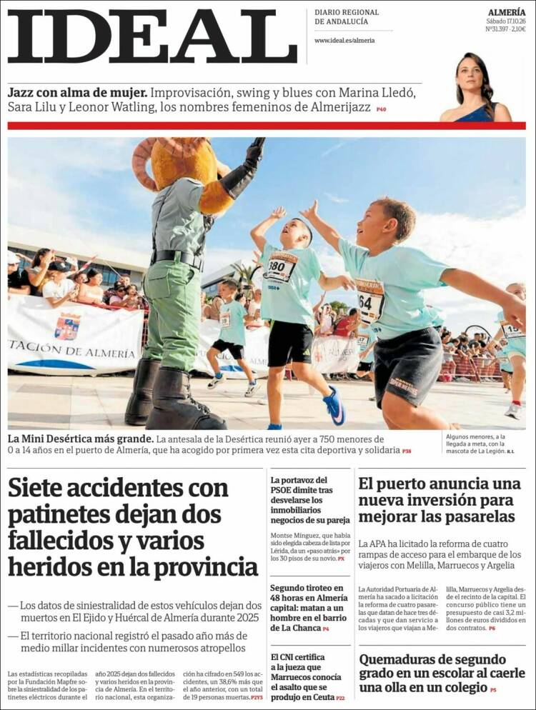 Portada de Ideal Almeria (Spain)