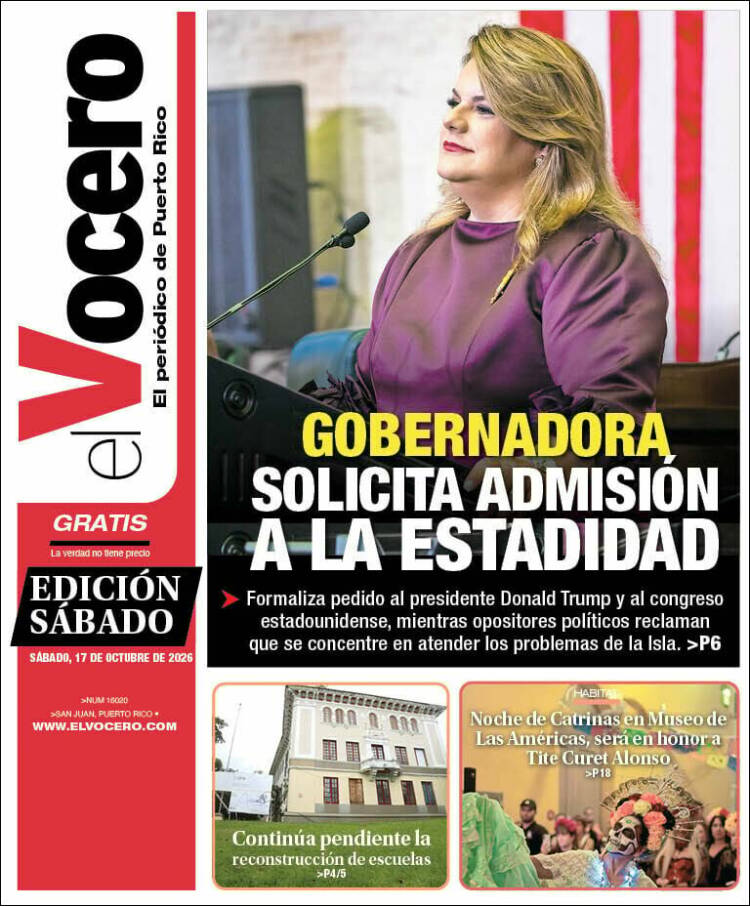Portada de Vocero (Puerto Rico)
