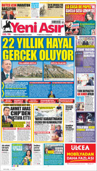 Portada de Yeni Asır (Turkey)
