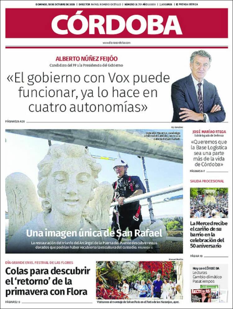 Portada de Diario de Córdoba (Espa&ntilde;a)