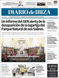 Portada de Diario de Ibiza (Espa&ntilde;a)