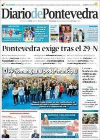 Portada de Diario de Pontevedra (Espa&ntilde;a)