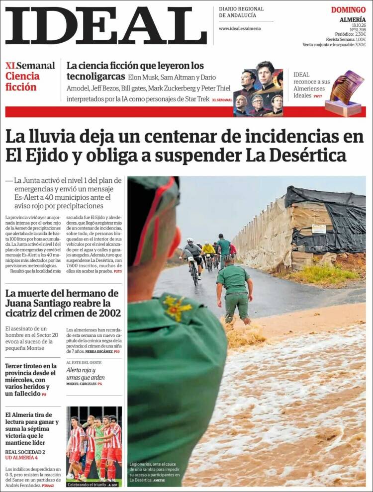 Portada de Ideal Almeria (Espa&ntilde;a)