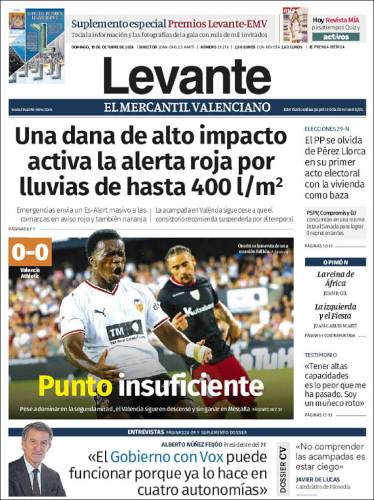 Portada de Levante (Espa&ntilde;a)