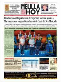 Portada de Melilla Hoy (Espa&ntilde;a)