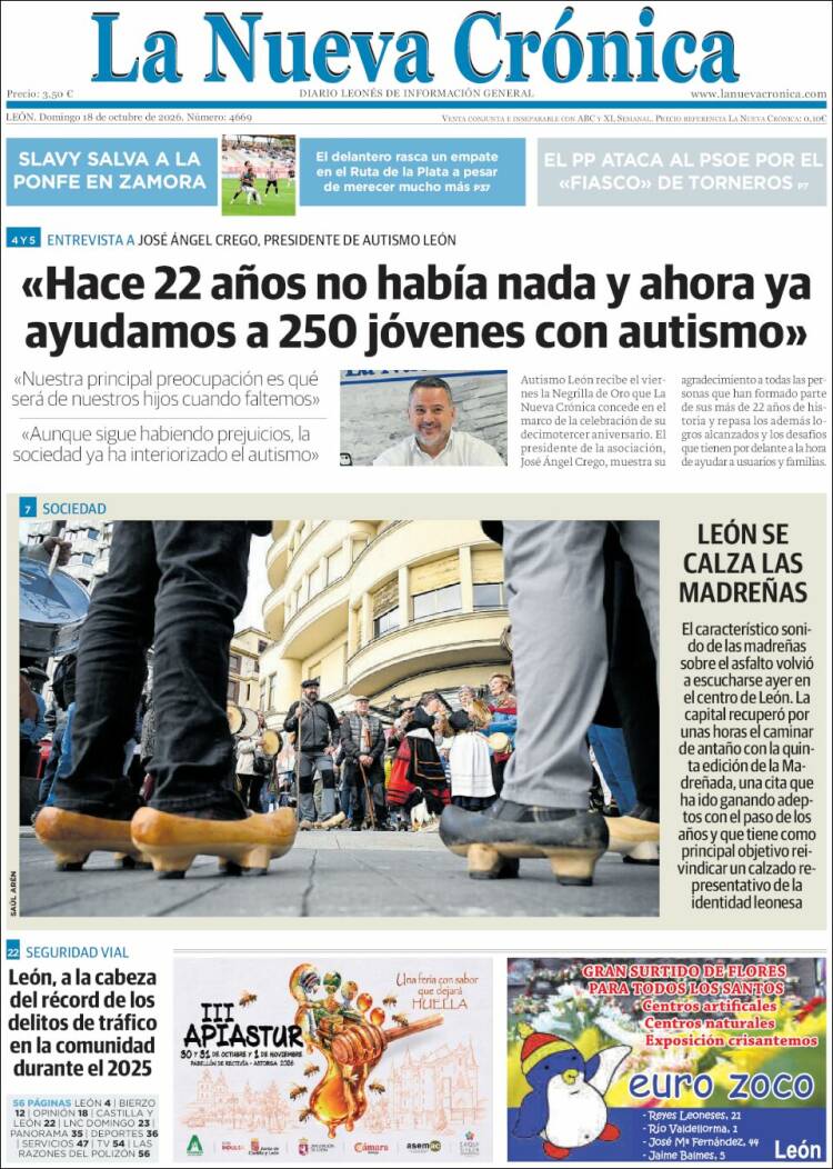 Portada de La Nueva Crónica (Espa&ntilde;a)