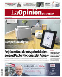 Portada de La Opinión de Murcia (Espa&ntilde;a)
