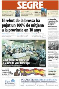Portada de Segre (Espa&ntilde;a)