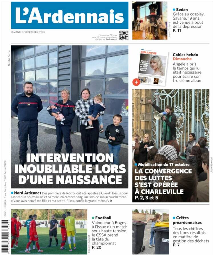 Portada de L'Ardenais (Francia)