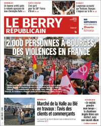 Portada de Berry Republicain (Francia)