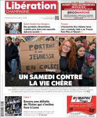 Portada de Libération Champagne (Francia)