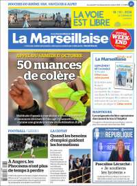 Portada de La Marseillaise (Francia)