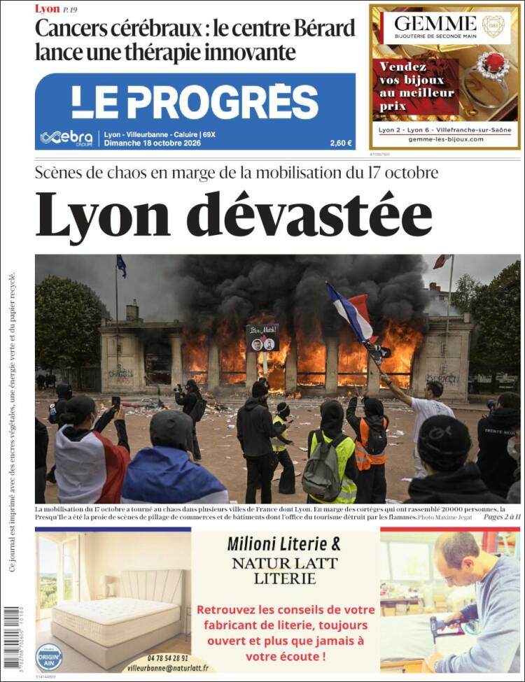 Portada de Progres de Fecamp (Francia)