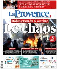 Portada de La Provence (Francia)