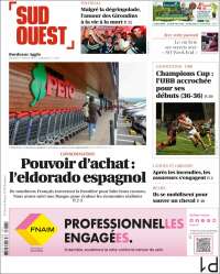 Portada de Sud Ouest (France)
