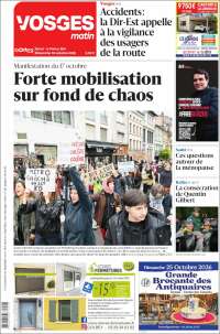 Portada de Vosges Matin (France)
