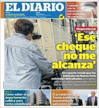 Portada de El Diario NY (USA)