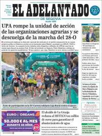 Portada de El Adelantado de Segovia (Spain)