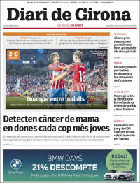 Portada de Diari de Girona (Espa&ntilde;a)