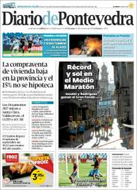 Portada de Diario de Pontevedra (Espa&ntilde;a)