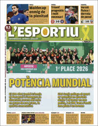 Portada de L'Esportiu (Espagne)