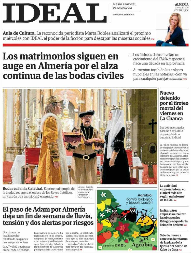 Portada de Ideal Almeria (Espa&ntilde;a)