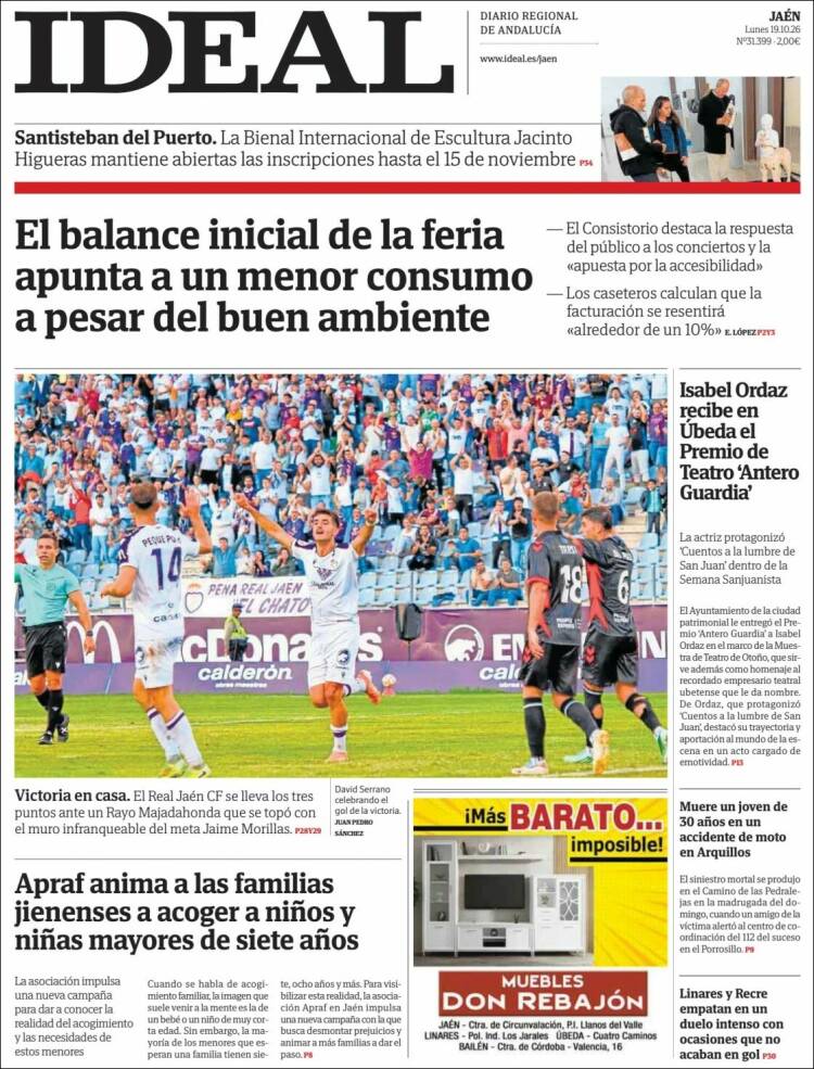 Portada de El Ideal de Jaén (Espa&ntilde;a)