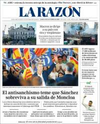 Portada de La Razón (Spain)