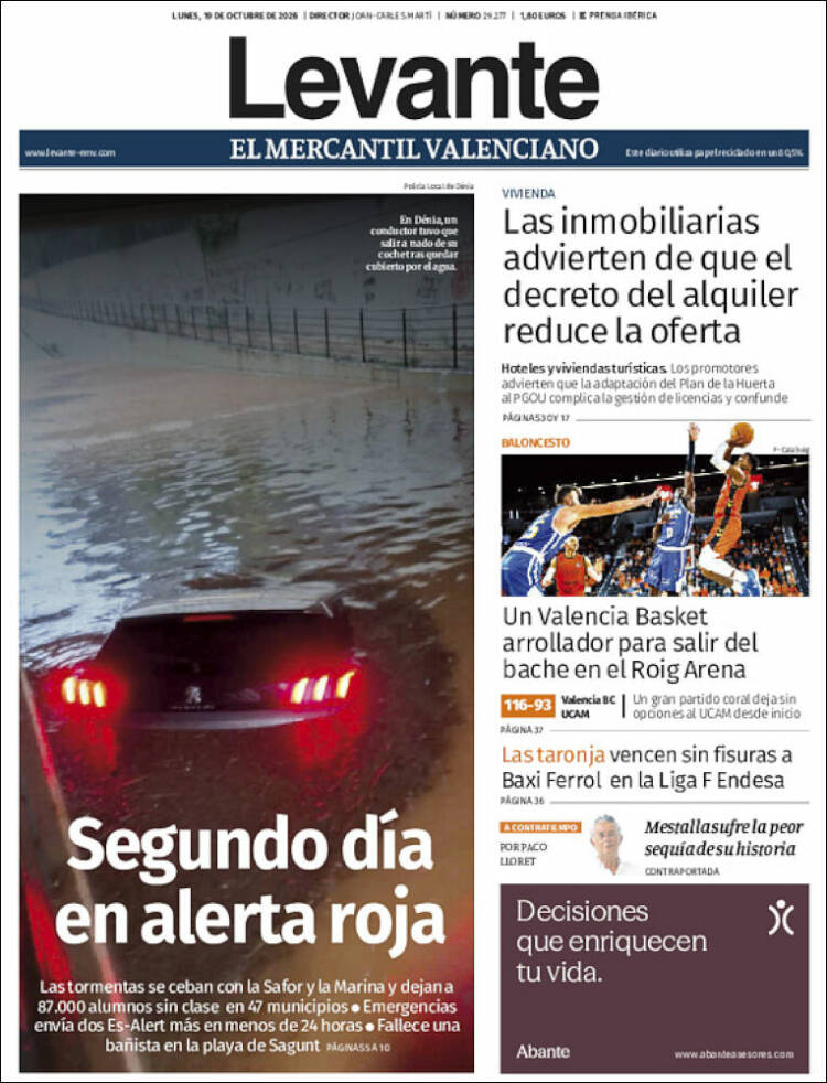 Portada de Levante (Espa&ntilde;a)