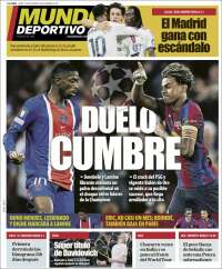 Portada de El Mundo Deportivo (Espagne)
