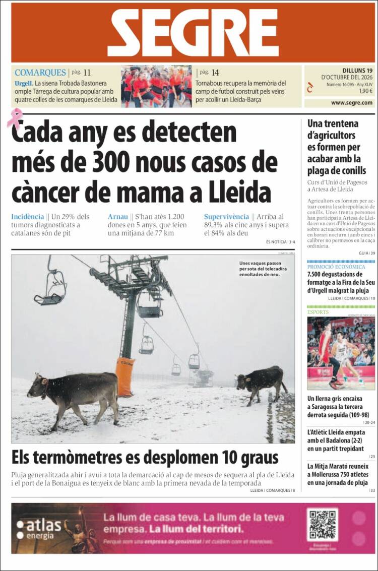 Portada de Segre (Espa&ntilde;a)