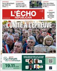 Portada de L'Echo Républicain (Francia)