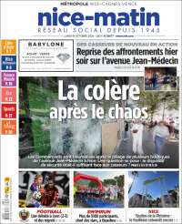 Portada de Nice-Matin (France)
