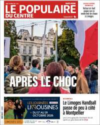 Portada de Le Populaire du Centre (Francia)