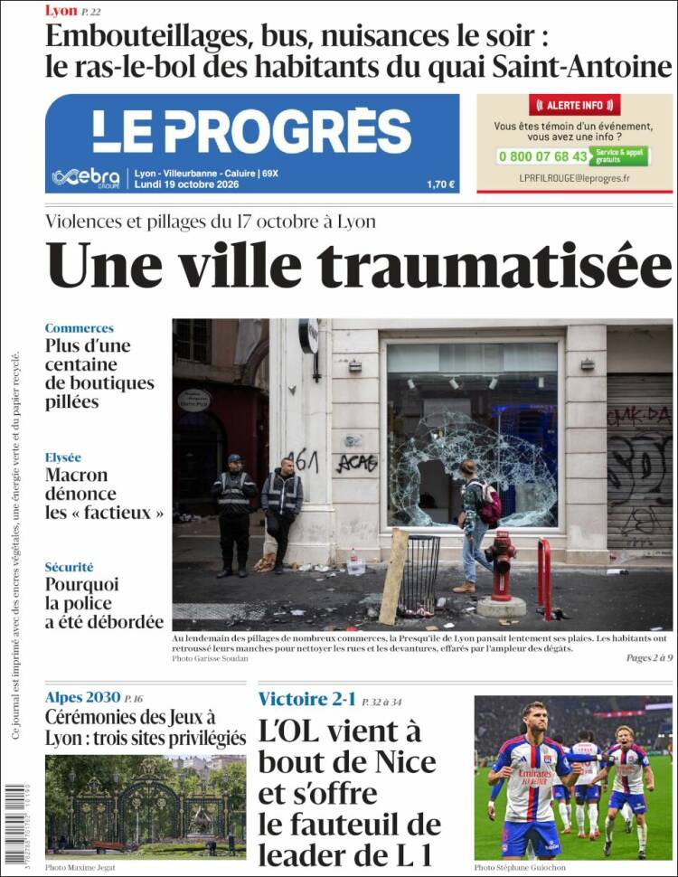 Portada de Progres de Fecamp (Francia)