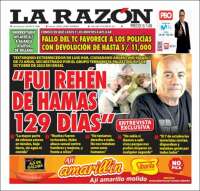 Portada de La Razón (Peru)