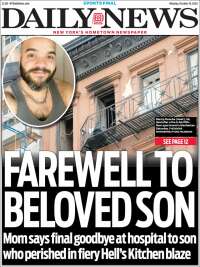 Portada de Daily News - New York (&Eacute;tats-Unis)