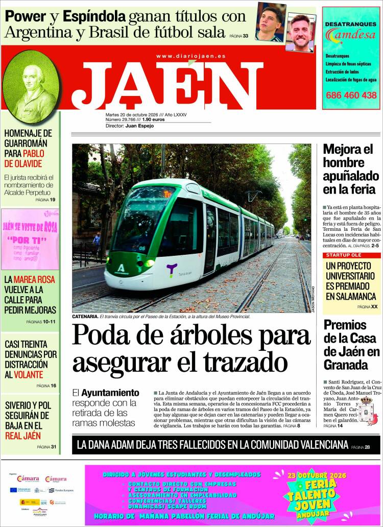 Portada de Diario Jaén (Espa&ntilde;a)