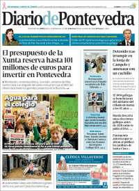 Portada de Diario de Pontevedra (Espa&ntilde;a)