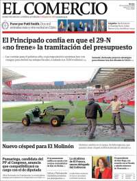 Portada de El Comercio - Gijón (Espa&ntilde;a)