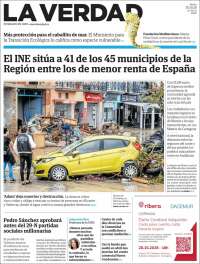 Portada de La Verdad de Murcia (Espa&ntilde;a)