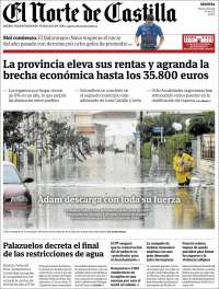 Portada de Norte de Castilla - Segovia (Spain)