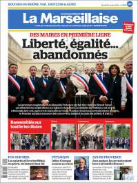 Portada de La Marseillaise (Francia)
