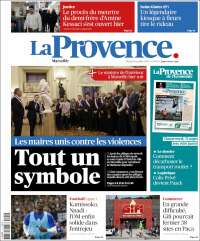 Portada de La Provence (Francia)