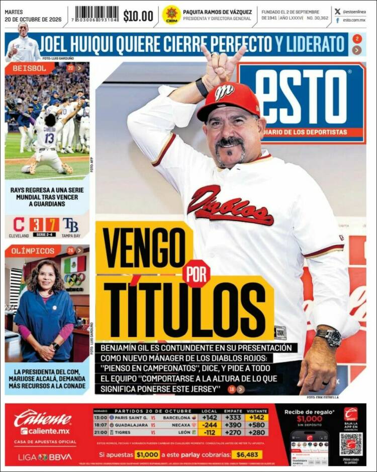 Portada de Esto (M&eacute;xico)