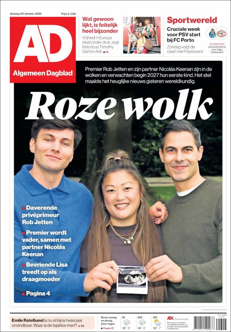 Portada de AD (Pa&iacute;ses Bajos)